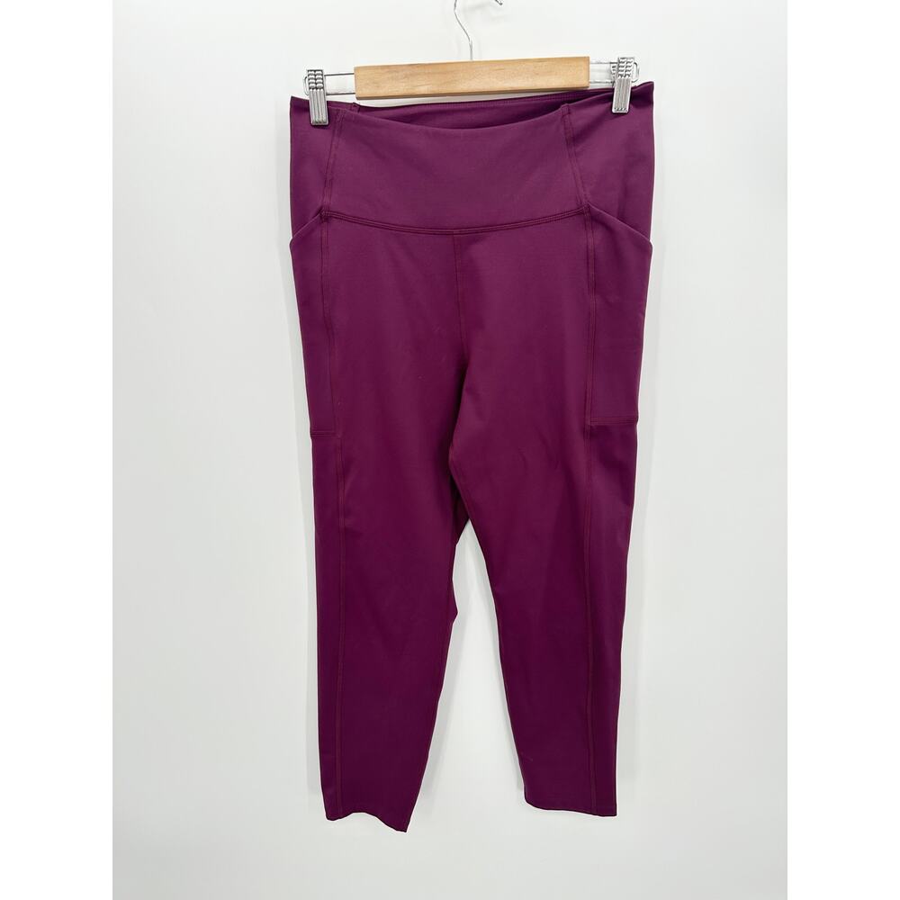 Girlfriend Collective Purple Crop‎ Compression Leggings High Waisted Women XL